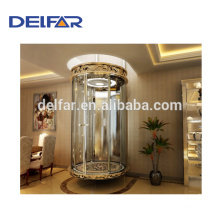 Comfortable glass home elevator